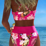 Bikini – Kontrastne lilleline mudel