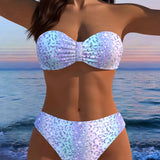 Leopard – Stiilsed bandeau bikiinid