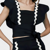 Fabiana – Elegantne top volangidega