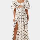 Sherine – Elegantne polka dot komplekt