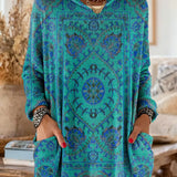Prindiga tunika – Boho stil z dolgimi rokavi