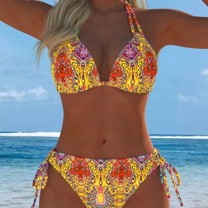 Värviline – Stiilne bikini kaelus