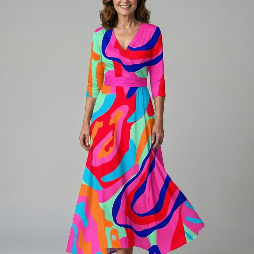 Natalia – Elegantne midi kleit