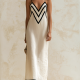 Marisa – Elegantne chevron kleit