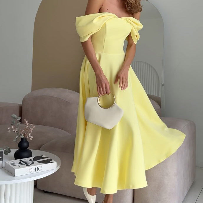 Isadora – Elegantne maxi kleit avatud õlgadega