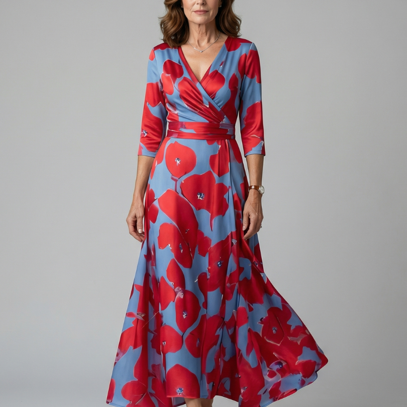 Natalia – Elegantne midi kleit
