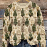 Mugav – Elegantna crewneck jopica s tikarjem