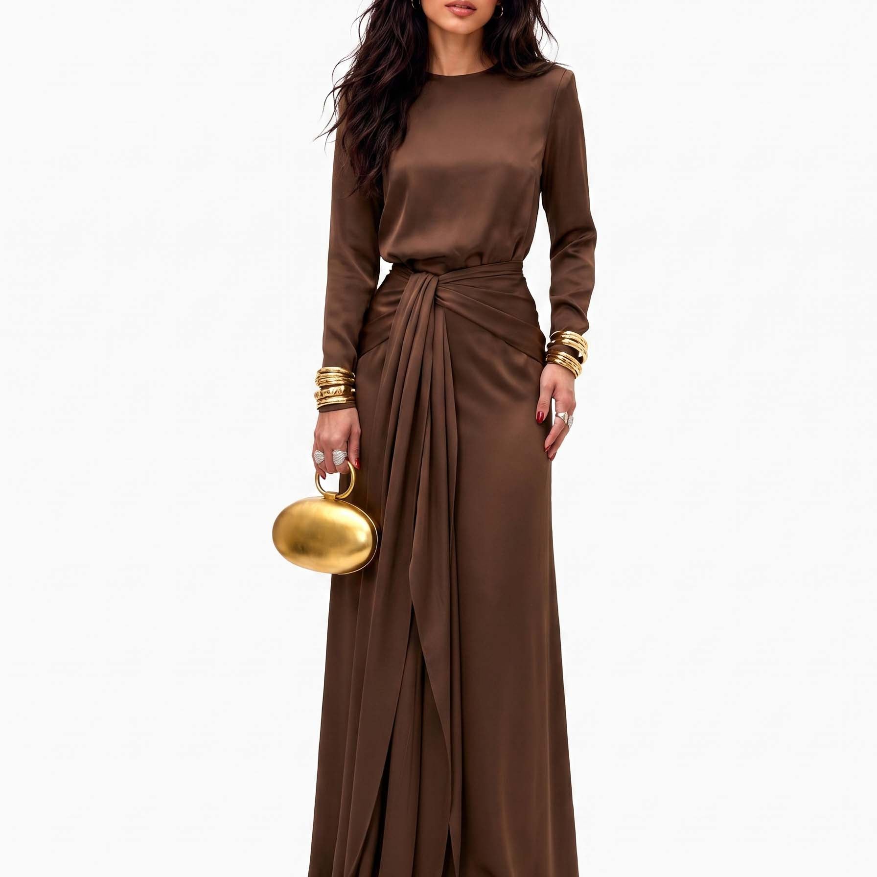 Satiin – Elegantne maxi kleit