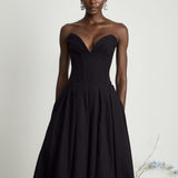 Katherine – Üks õlg corset midi kleit