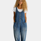 Lorena – Vintage pestud puuvillane salopette