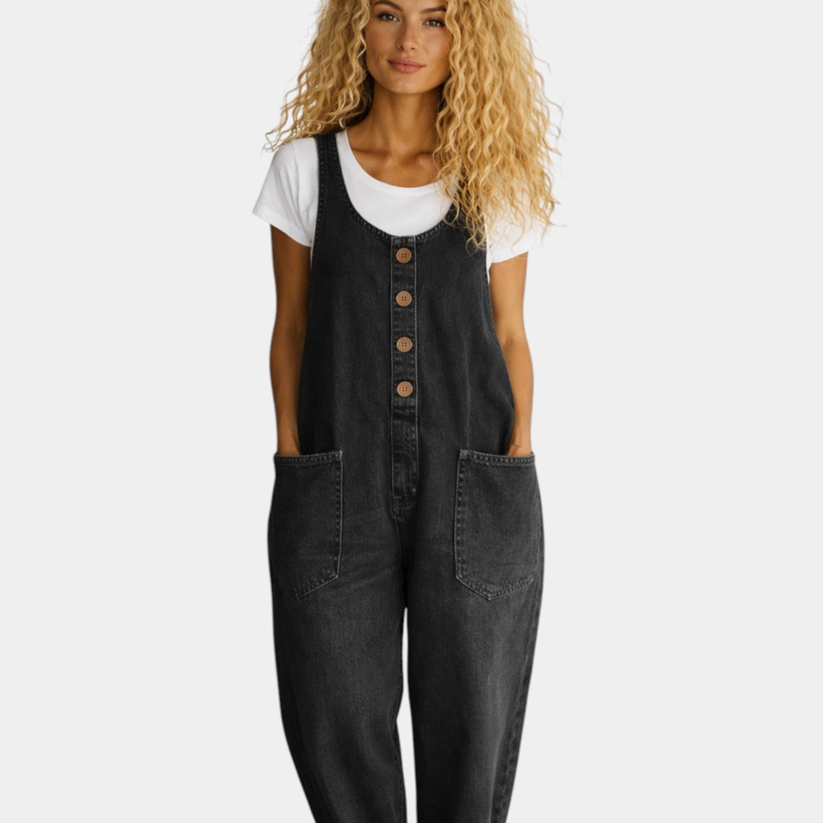 Lorena – Vintage pestud puuvillane salopette