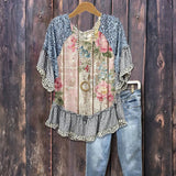 Vintage – Lilledega patchwork särk