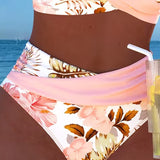 Bikini – Kontrastne lilleline mudel