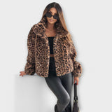 Leonor – Elegantne leopardimuster jakk