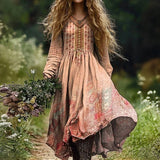 Vintage – Etnilise printiga kleit