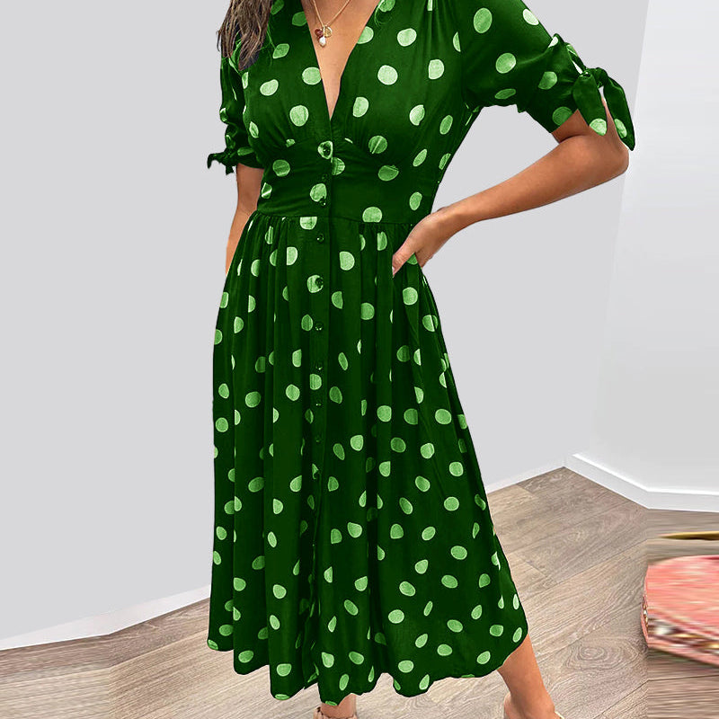 Monica™ – Elegantne täpiline kleit