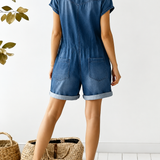 Denim – Stiilne lühike jumpsuit
