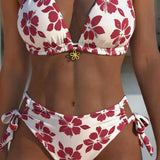 Hibiscus – Stiilne halterbikiin