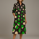 Anastasia™ – Stiilne polka midi kleit