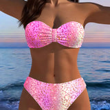 Leopard – Stiilsed bandeau bikiinid
