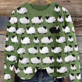 Mugav – Elegantna crewneck jopica s tikarjem