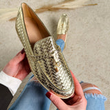 Lott – Elegantne kuldne loafer