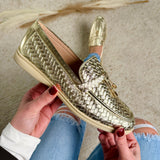 Lott – Elegantne kuldne loafer