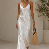 Alma – Elegantne satiin kleit