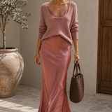 Alma – Elegantne satiin kleit