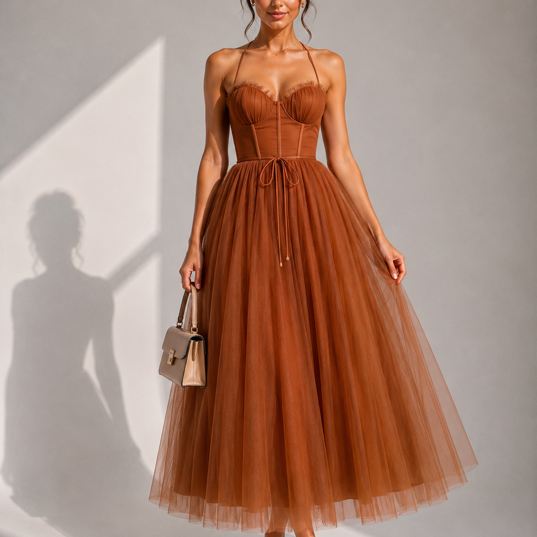 MILA – Elegantne midi kleit