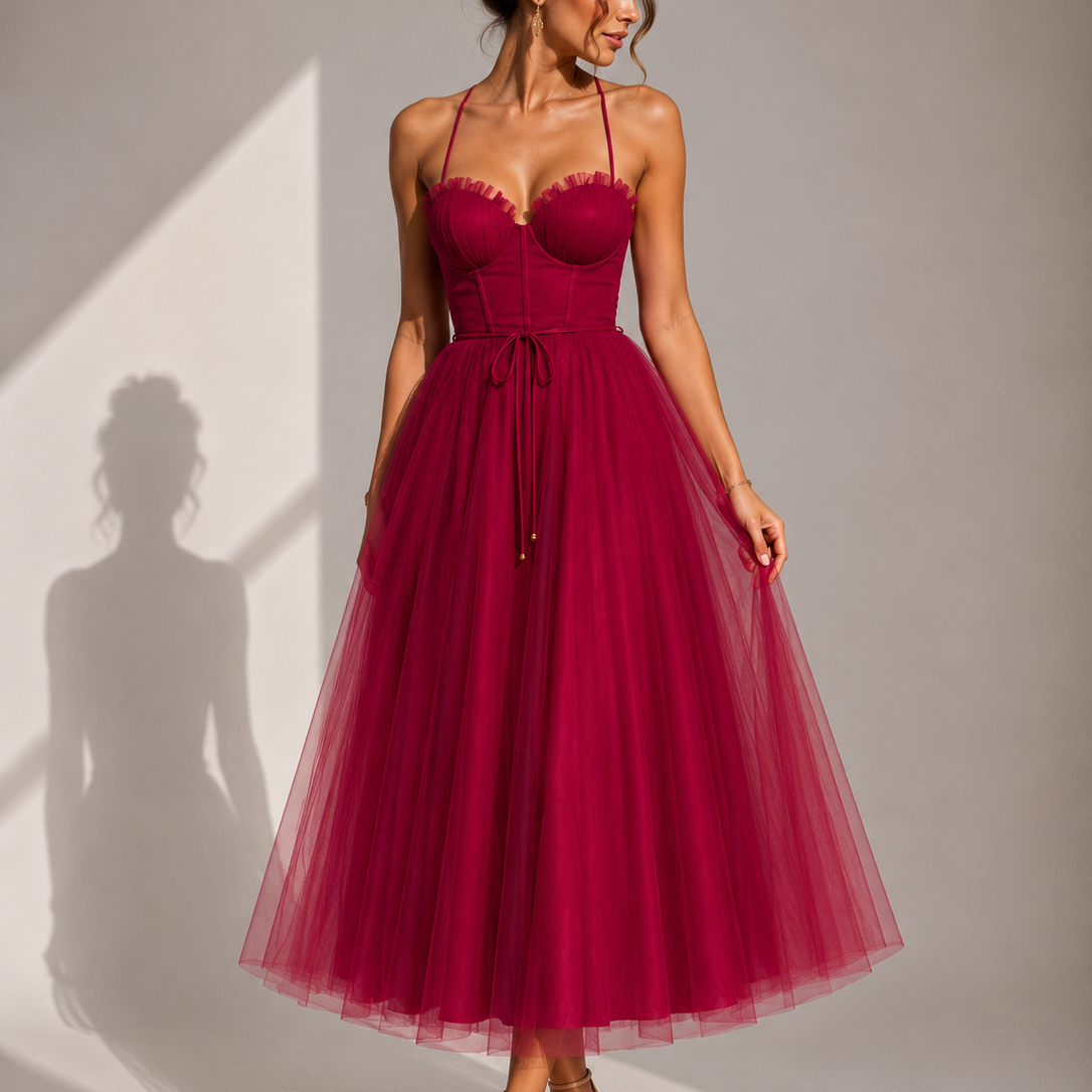 MILA – Elegantne midi kleit