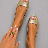 Adelina – Kuldne mugav chic sandaalid