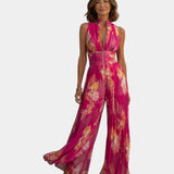 Shana – Lilleseene plisseeritud jumpsuit