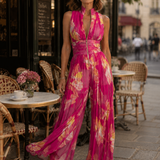 Shana – Lilleseene plisseeritud jumpsuit