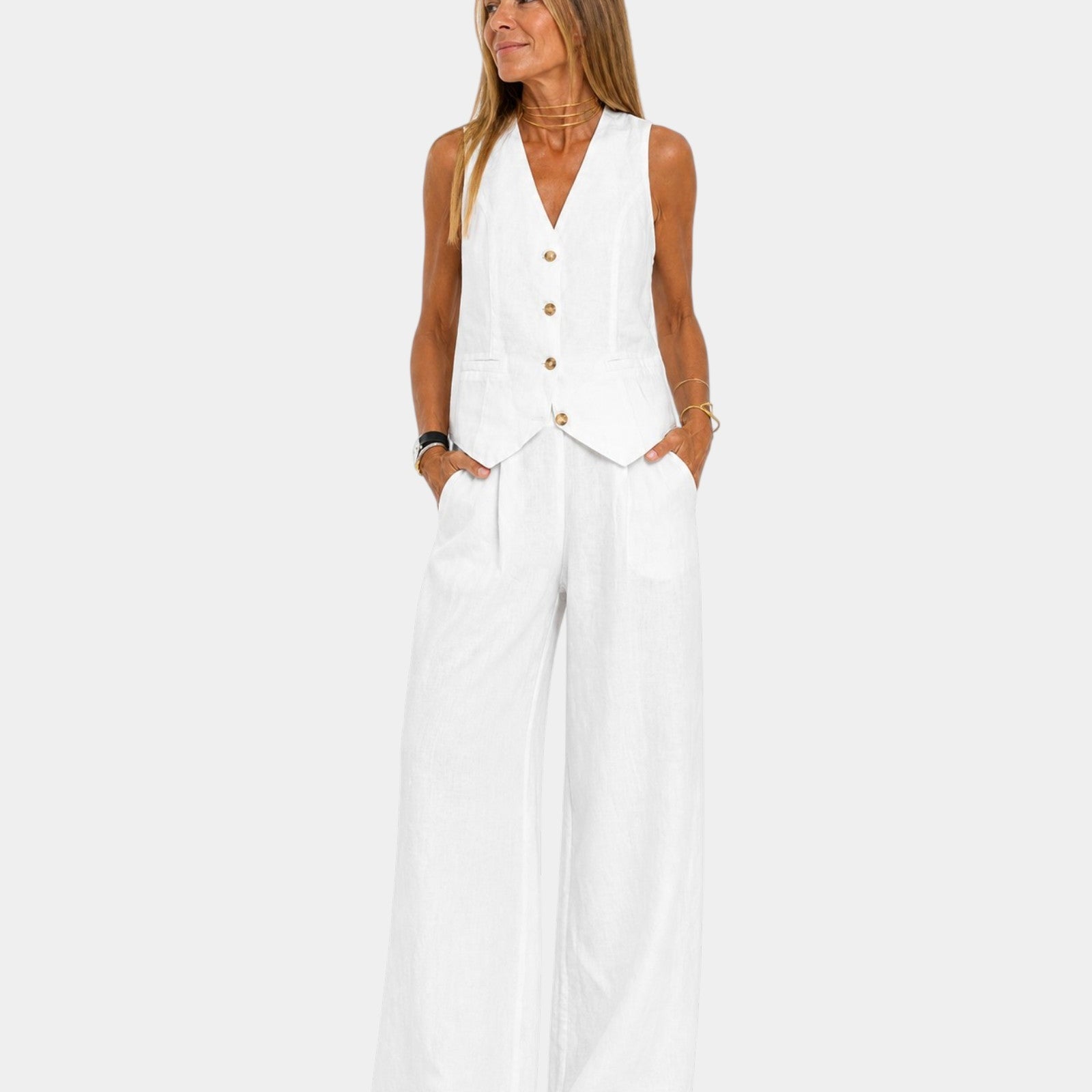 Assia – Elegantne ilma varrukateta komplekt