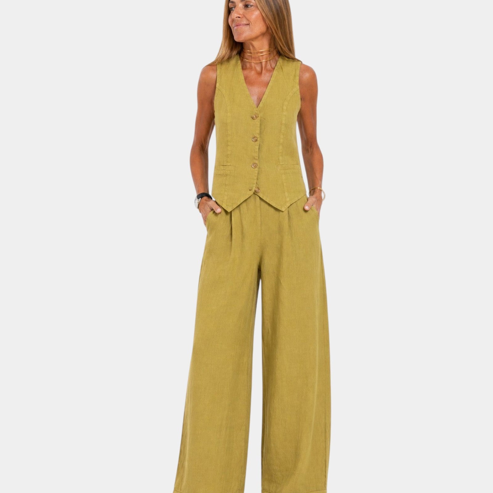 Assia – Elegantne ilma varrukateta komplekt