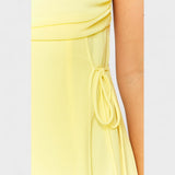 Flossie – Elegantne kollane maxi kleit