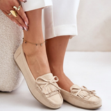 Fringle – Elegantne bež loafers