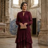 Mariana – Elegantne plisseeritud kleit