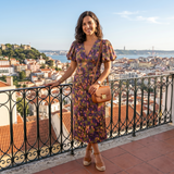 Vanessa – Elegantne V-dekoltee kleit