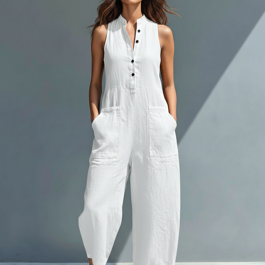 Tuta – Minimalistlik lina jumpsuit