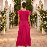 Seraphina – Elegantne plisseeritud maxi kleit