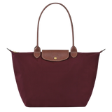 Le Pliage – Suur kandekott burgundia punases