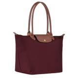 Le Pliage – Suur kandekott burgundia punases