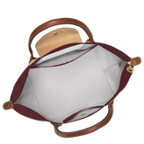 Le Pliage – Suur kandekott burgundia punases