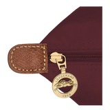 Le Pliage – Suur kandekott burgundia punases