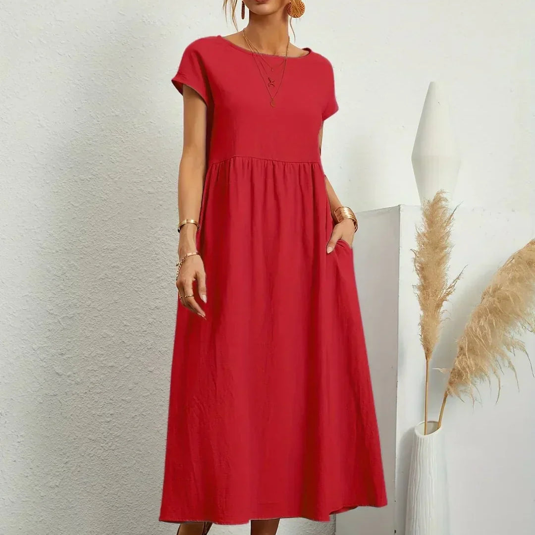 Heike – Voolav midikleidi elegants