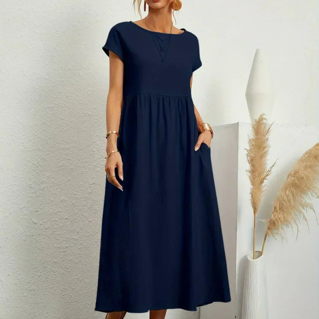Heike – Voolav midikleidi elegants