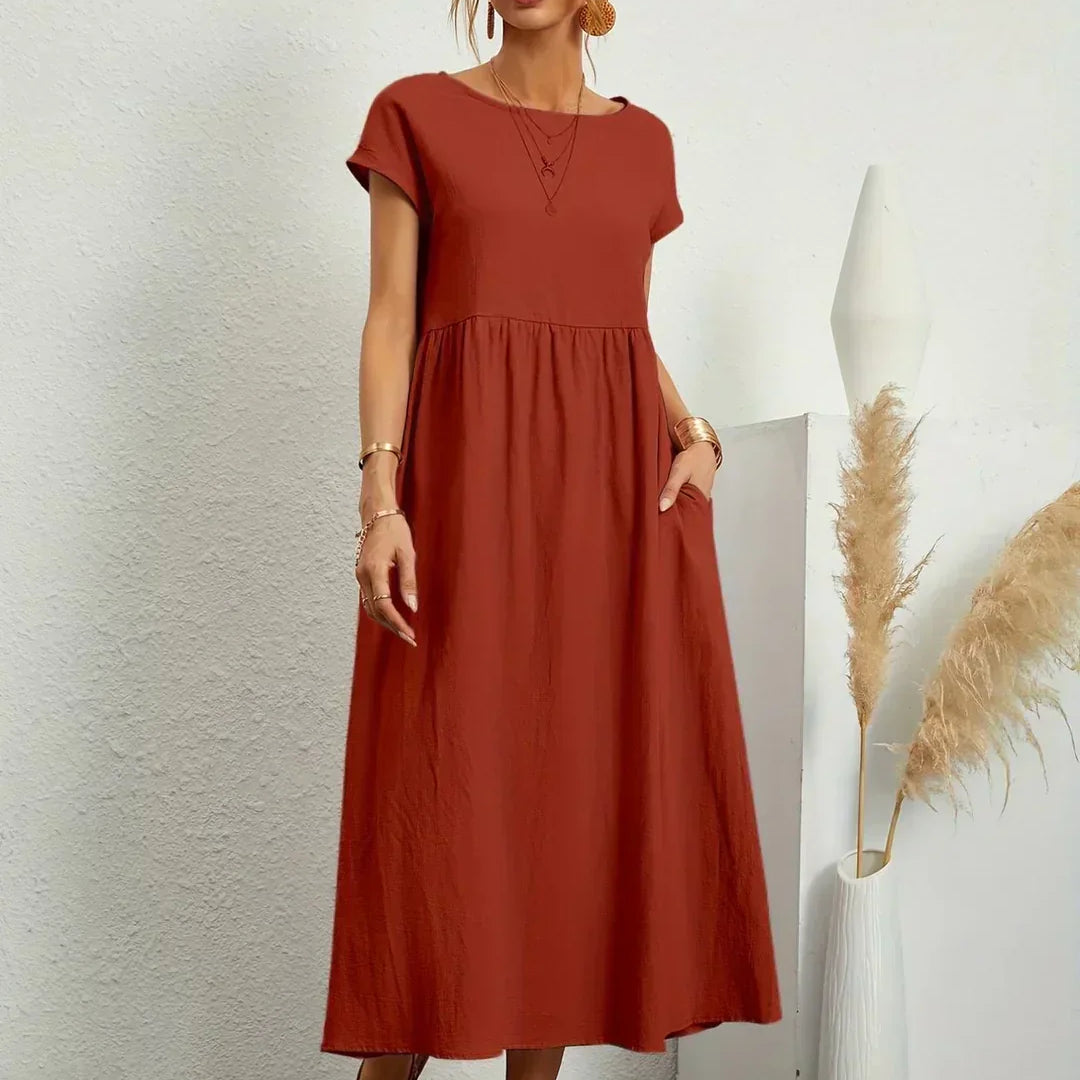 Isabel – Elegantne midi kleit