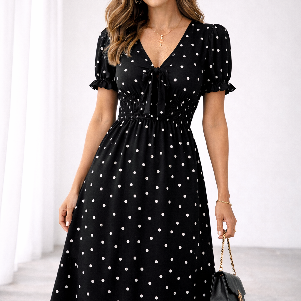 Mirella – Elegantne midi kleit